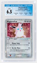 2004 POKÉMON EX HIDDEN LEGENDS SET WIGGLYTUFF EX 101/101 HOLO CGC 6.5 EX/NM+.