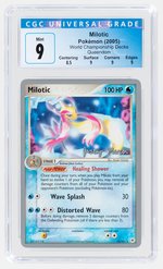 2005 POKÉMON WORLD CHAMPIONSHIP DECKS (QUEENDOM) MILOTIC CGC 9 MINT.