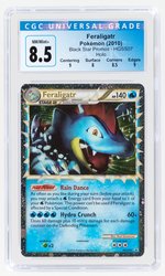 2010 POKÉMON BLACK STAR PROMOS (COLLECTOR'S TIN) FERALIGATR #HGSS07 HOLO CGC 8.5 NM/MINT+.