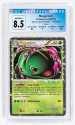 2010 POKÉMON BLACK STAR PROMOS (COLLECTOR'S TIN) MEGANIUM #HGSS08 HOLO CGC 8.5 NM/MINT+.