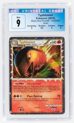 2010 POKÉMON BLACK STAR PROMOS (COLLECTOR'S TIN) TYPHLOSION #HGSS09 HOLO CGC 9 MINT.