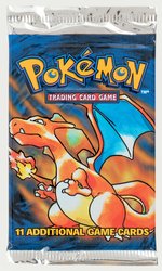 1999 POKÉMON UNLIMITED BASE SET SEALED BOOSTER PACK (CHARIZARD PACKAGING).