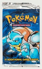 1999 POKÉMON UNLIMITED BASE SET SEALED BOOSTER PACK (BLASTOISE PACKAGING).