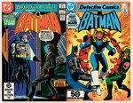 DETECTIVE COMICS BRONZE AND COPPER AGE LOT OF 25 COMIC ISSUES.