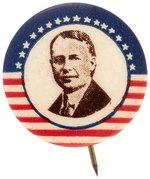 COX SCARCE STARS AND STRIPES 1920 PORTRAIT BUTTON HAKE #14.