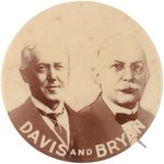 "DAVIS AND BRYAN" IMPORTANT & LIKELY UNIQUE 1.5" REAL PHOTO JUGATE BUTTON.