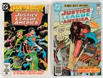 JUSTICE LEAGUE OF AMERICA BRONZE AND COPPER AGE LOT OF 61 COMIC ISSUES.