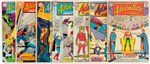 ADVENTURE COMICS SILVER AGE LOT OF NINE COMIC ISSUES.