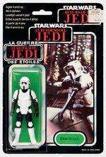 PALITOY STAR WARS: RETURN OF THE JEDI - BIKER SCOUT TRI-LOGO 70 BACK CARDED ACTION FIGURE.