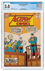 ACTION COMICS #263 APRIL 1960 CGC 3.0 GOOD/VG.