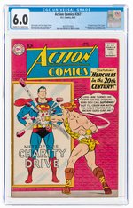 ACTION COMICS #267 AUGUST 1960 CGC 6.0 FINE (FIRST CHAMELEON BOY, INVISIBLE KID & COLOSSAL BOY).