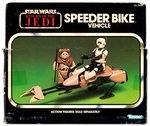 STAR WARS: RETURN OF THE JEDI - SPEEDER BIKE VEHICLE FACTORY SEALED IN BOX.