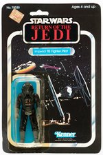 STAR WARS: RETURN OF THE JEDI - TIE FIGHTER PILOT 65 BACK-A CARDED ACTION FIGURE.