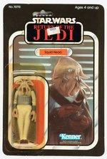 STAR WARS: RETURN OF THE JEDI - SQUID HEAD 65 BACK-A CARDED ACTION FIGURE.