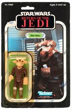 STAR WARS: RETURN OF THE JEDI - REE-YEES 65 BACK-B CARDED ACTION FIGURE.