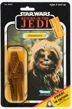 STAR WARS: RETURN OF THE JEDI - CHEWBACCA 65 BACK-C CARDED ACTION FIGURE.