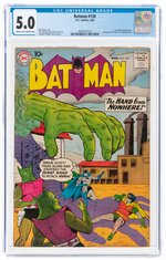 BATMAN #130 MARCH 1960 CGC 5.0 VG/FINE.