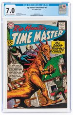 RIP HUNTER TIME MASTER #1 MARCH-APRIL 1961 CGC 7.0 FINE/VF.