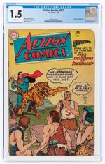 ACTION COMICS #201 FEBRUARY 1955 CGC 1.5 FAIR/GOOD.