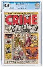 CRIME AND PUNISHEMENT #18 SEPTEMBER 1949 CGC 5.5 FINE-.