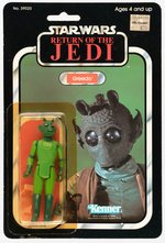 STAR WARS: RETURN OF THE JEDI - GREEDO 77 BACK-A CARDED ACTION FIGURE.