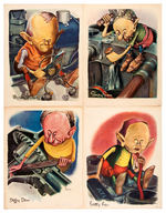 SAM BERMAN ESSO PREMIUM "FAMOUS GREMLINS YOU SHOULD KNOW" 1943 PRINT SET.