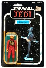 STAR WARS: RETURN OF THE JEDI - B-WING PILOT 77 BACK-A CARDED ACTION FIGURE.