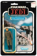 STAR WARS: RETURN OF THE JEDI - AT-AT COMMANDER 77 BACK-A CARDED ACTION FIGURE.