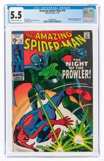 AMAZING SPIDER-MAN #78 NOVEMBER 1969 CGC 5.5 FINE- (FIRST PROWLER).