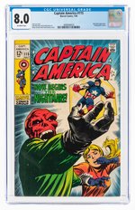 CAPTAIN AMERICA #115 JULY 1969 CGC 8.0 VF.