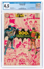 BATMAN #200 MARCH 1968 CGC 4.5 VG+.