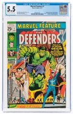 MARVEL FEATURE #1 DECEMBER 1971 CGC 5.5 FINE- (FIRST DEFENDERS).