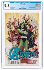 A-FORCE #1 JULY 2015 CGC 9.8 NM/MINT (FIRST SINGULARITY).