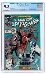 AMAZING SPIDER-MAN #344 FEBRUARY 1991 CGC 9.8 NM/MINT (FIRST CLETUS KASADY & CARDIAC).