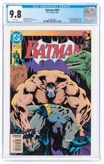BATMAN #497 JULY 1993 CGC 9.8 NM/MINT (NEWSSTAND EDITION - BANE BREAKS BATMAN'S BACK).