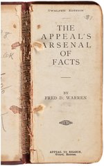 SOCIALIST PARTY: "THE APPEAL'S ARSENAL OF FACTS 1911" BOUND POCKET GUIDE.