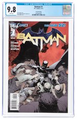 BATMAN VOL. 2 #1 NOVEMBER 2011 CGC 9.8 NM/MINT (SECOND PRINTING).