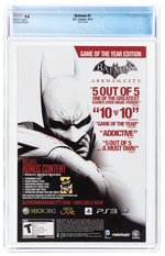 BATMAN VOL. 2 #1 AUGUST 2012 CGC 9.8 NM/MINT (FIFTH PRINTING).