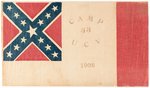 "CAMP 33 UCV 1905" THIRD NATIONAL CONFEDERATE FLAG.