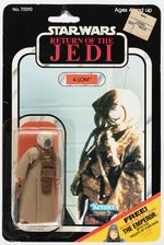 STAR WARS: RETURN OF THE JEDI - 4-LOM 65 BACK-C CARDED ACTION FIGURE.