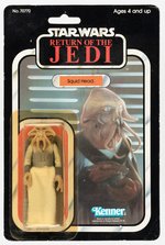 STAR WARS: RETURN OF THE JEDI - SQUID HEAD 77 BACK-A CARDED ACTION FIGURE.