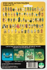 STAR WARS: RETURN OF THE JEDI - SQUID HEAD 77 BACK-A CARDED ACTION FIGURE.