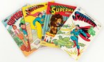 SUPERMAN VINTAGE COLORING BOOK LOT OF 6.