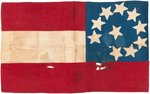 CIVIL WAR C. 1862 HAND STITCHED 11 STAR CONFEDERATE FLAG.
