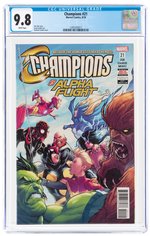 CHAMPIONS VOL. 2 #21 AUGUST 2018 CGC 9.8 NM/MINT.