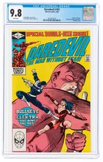 DAREDEVIL #181 APRIL 1982 CGC 9.8 NM/MINT (DEATH OF ELEKTRA).