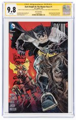 DARK KNIGHT III: THE MASTER RACE #1 JANUARY 2016 CGC 9.8 NM/MINT SIGNATURE SERIES (SILVER SNAIL EDITION).