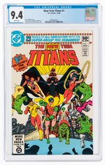 NEW TEEN TITANS #1 NOVEMBER 1980 CGC 9.4 NM.