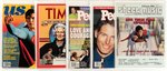 SUPERMAN LOT OF 26 MAGAZINES, MANY W/CHRISTOPHER REEVE CONTENT.