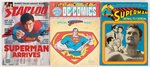 SUPERMAN LOT OF 20 FANZINES AND SCI-FI MAGAZINES, MANY W/CHRISTOPHER REEVE CONTENT.